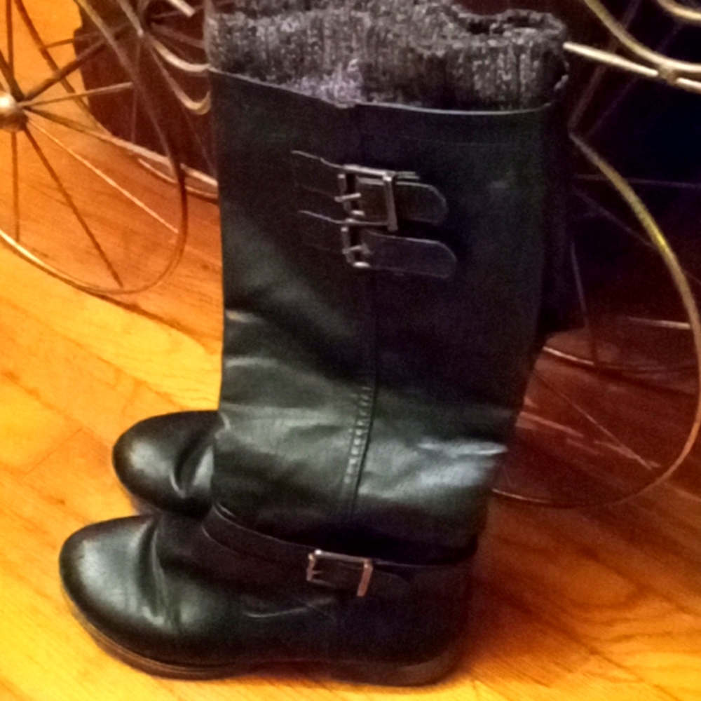 Sweater Cuff Boots